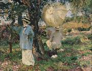 John Singer Sargent The Sketchers painting